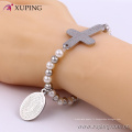 bracelet-47 Xuping Virgin Mary design + bracelet en perles de perles